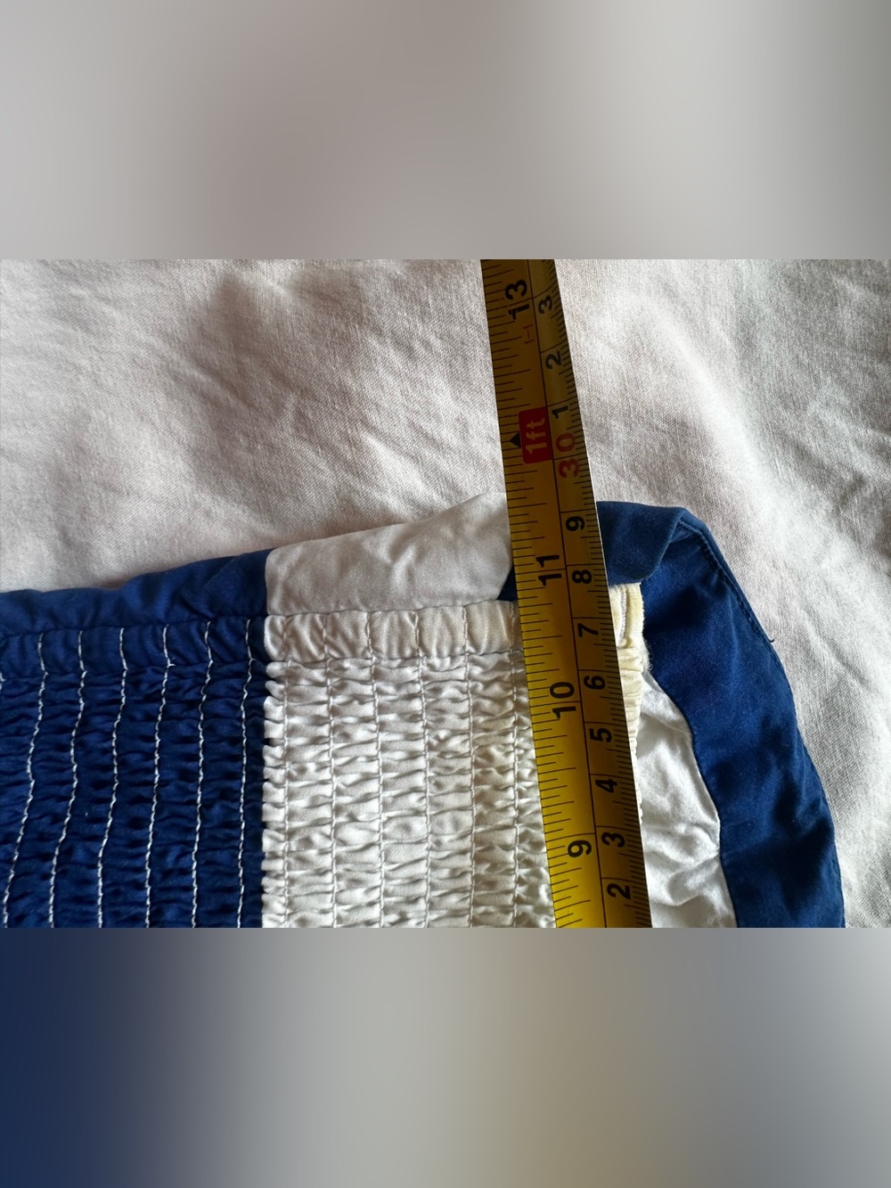 Abercrombie & Fitch Joanna Blue White Stripe Strapless Mini Dress Size S - Picture 7 of 9